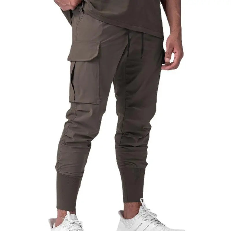 Jacob - ademende dunne joggingbroek - Bruin-2XL -  Neomoda