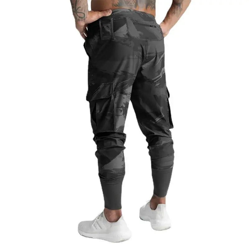 Jacob - ademende dunne joggingbroek - Camouflage-2XL -  Neomoda