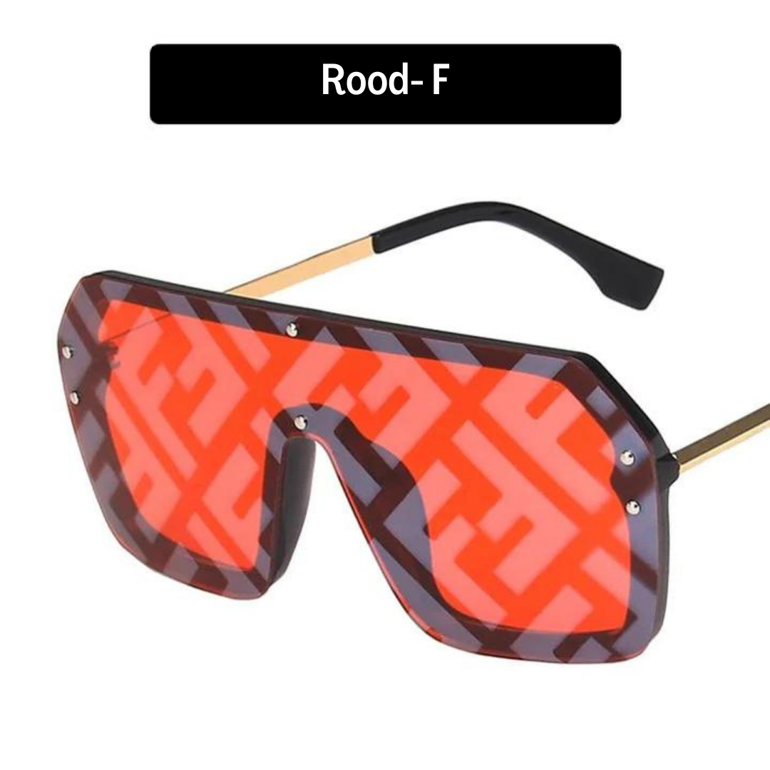 Shady Shield Leopard™ | Futuristische Vrouwenzonnebril - Rood-F -  Neomoda