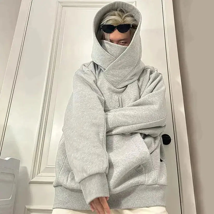 Ryker | Ninja hoodie met dubbele halslijn -  -  Neomoda